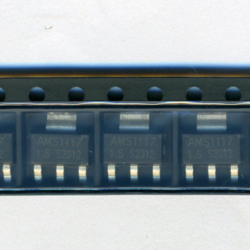 AMS1117-1.5 - микросхема линейного регулятора с малым падением напряжения (1.5В, 1А, SOT-223) - производство UMW