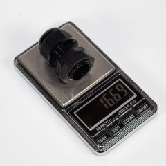 M22-1014 - прямой кабельный ввод типа М_10х22мм (кабель Ø10÷14мм, PA66_черный нейлон, -40~+100°C, IP66) - производство Zhejiang