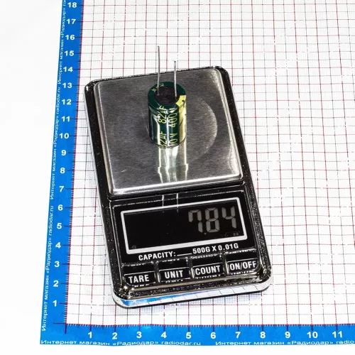 82мкФ*400В -конденсатор электролитический (82uF/400V, ±20%, LW(R), -40+105°C, 16*25мм) -производитель JYCDR