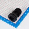 M16-0408 - прямой кабельный ввод типа М_5х16мм (кабель Ø4÷8мм, PA66_черный нейлон, -40~+100°C, IP68) - производство Zhejiang