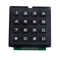 Модуль клавиатурной матрицы 4*4 (10 цифр + 2 систем. + 4 букв.) 