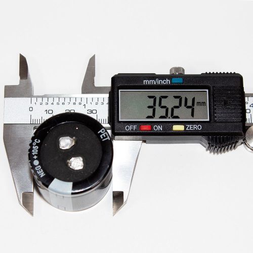 560мкФ*400В - электролитический конденсатор серии LS (560uF/400V, ±20%, +105°C, Ø35*35мм, Snap-In-2) - производство ChengX