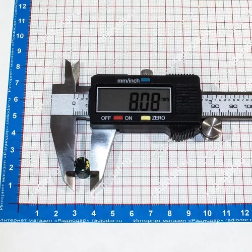 47мкФ*100В -конденсатор электролитический (47uF/100V, ±20%, LW(R), -40+105°C, 8*12мм) - JYCDR