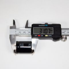 150мкФ*400В -электролитический конденсатор (150uF/400V, ±20%, -40+105°C, 25*30мм) -производство ChengX