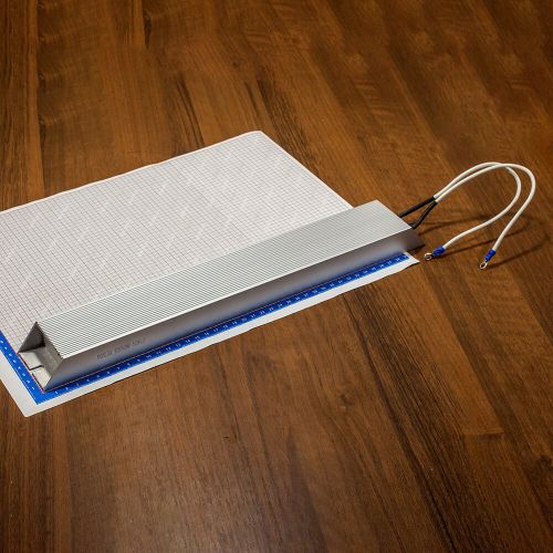 RXLG1200W10RJ - тормозной резистор в алюминиевом корпусе (10 Ом, 1200 Вт, 2-провода Ø2.5*L=300мм, 420х60х30мм) - производство Suzhou RTC