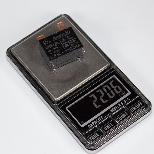 SFK-112DM - реле миниатюрное High Power (DC 12В, 1хA {SPST-NO} 20A_250В AC, флюсозащитное, SANYOU, 30.1х15.7х23.3мм, DIP-4+QC-2)