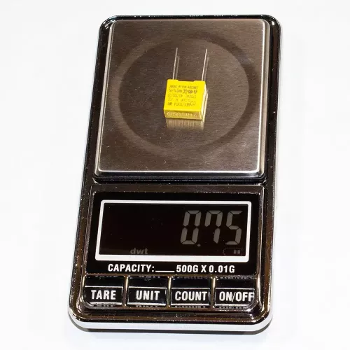 TC104K275VACP10 -плёночный полипропиленовый конденсатор класса X2 (0.1мкФ, 275В, ±10%, 13*12*6*10мм) - производство TENTA