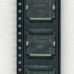 TLE6368-G2 - процессор питания мультивыходной (IN_5.5В÷60В, OUT_5В/800мА + 3.3В@2.6В/350мА + 3.3В@2.6В/300мА, SPI, HSSOP-36) - оригинал INFINEON