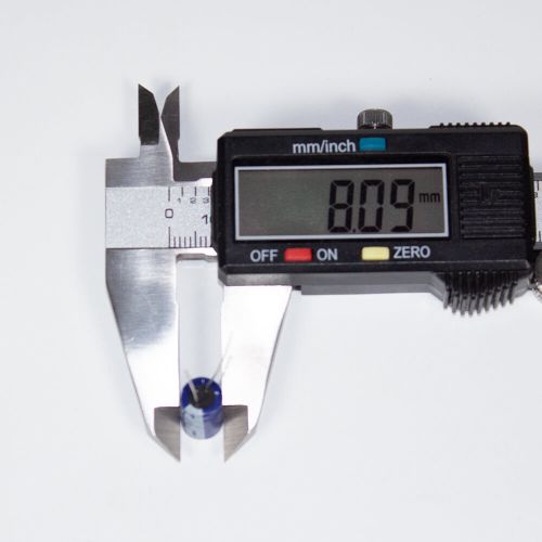 6.8мкФ*400В - конденсатор электролитический (6.8uF/400V, ±20%, LW(R) -40+105°C, Ø8*12мм) - производство JYCDR