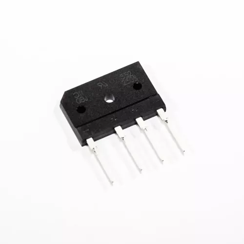 GBJ2506 - диодный мост (600В, 25А, KBJ6) - оригинал Diodes Inc.