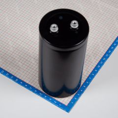 100&#039;000uF/80V HCG FA 105°C - электролитический конденсатор на 100000мкФ 80 вольт (75*145мм, под болт) - Hitachi - ДЕМОНТАЖ!!!