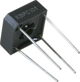 KBPC101 диодный мост (100В, 3А, BR-3)
