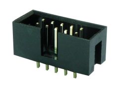 DC3-10P - вилка на плату (2.54мм, 2*5пин, прямой вывод)