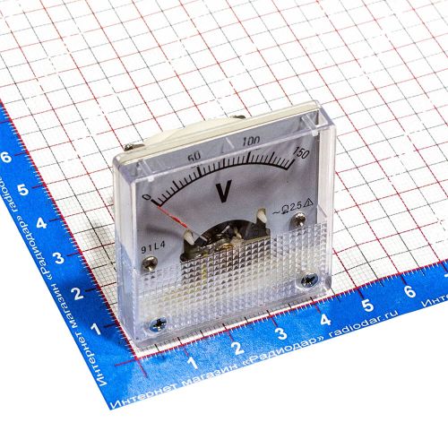 91L4-150V -стрелочный вольтметр переменного тока (150В, 2.5, 45*45мм) -производство ZHFU