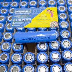 EWT18650-3.7-2200-5 - цилиндрический Li-ion аккумулятор типа 18650 (3.7В, 2200мАч, 5С, 11А) - оригинал EWT