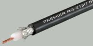 RG-213/U коаксиальный кабель 50 Ом (медь, черный, наружный, Premier)