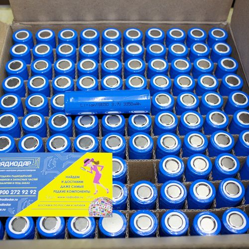 EWT18650-3.7-3350-1 - цилиндрический Li-ion аккумулятор типа 18650 (3.7В, 3350мАч, 1С, 3.3А) - оригинал EWT