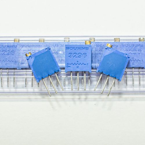 3296W-1-501LF - подстроечный резистор (500_Ом, 0.5Вт, 20%, 25-оборотный) - НЕоригинал Bourns