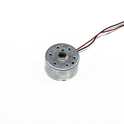 DC-300 -миниатюрный двигатель (3В, 1700об/мин, 24*12мм, вал-2мм)