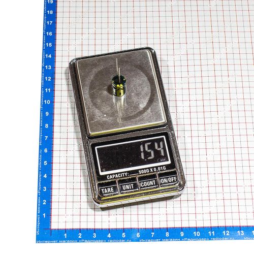 1000мкФ*16В -электролитический конденсатор (1000uF/16V, ±20%, LW(R), -40+105°C, 10*13мм) - JYCDR