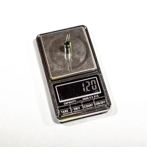 1000мкФ*16В -электролитический конденсатор (1000uF/16V, ±20%, LW(R), -40+105°C, 8*16мм) - JYCDR