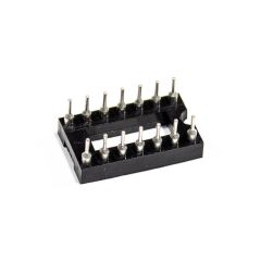 SCSM-14 TRS-14 -цанговая панелька для микросхем в корпусе DIP-14 (шаг 2.54мм)