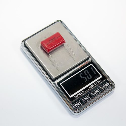 CBB22-630V225J - конденсатор плёночный с выводами (2.2uF, 630V, ±5%, 29х11х17.5мм) - производство JY