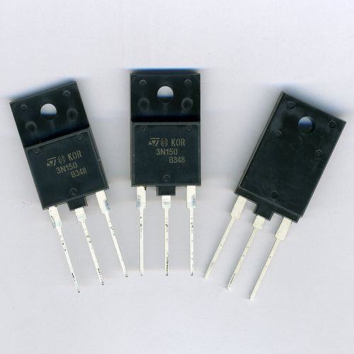 STFW3N150 - N-канальный силовой полевой транзистор (1500В, 1.6А, 63Вт, TO-3PF, 3N150) - оригинал STM