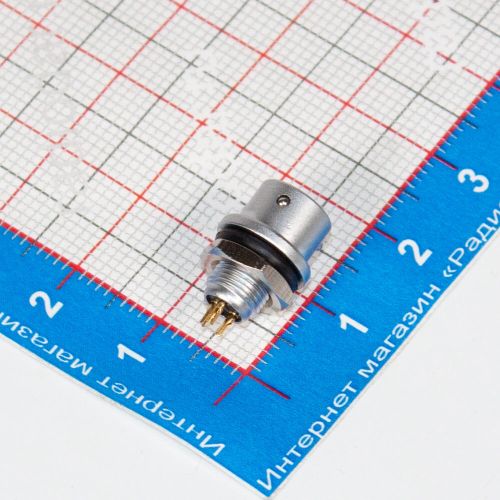 YC6-3PW - быстроразъёмная вилка с 3-контактами "папа" на панель (500В, 3x2.5А) - производство CiXu