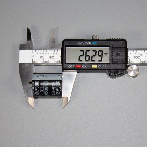3300мкФ*50В -электролитический конденсатор (3300uF/50V, ±20%, -40+105°C, 22*25мм) -производство ChengX