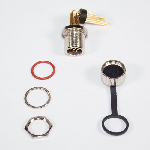 12G-10PCB - вилочный разъём на панель с 10 контактами "папа" на плату (220В, 5А) - производство CiXu