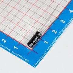 100мкФ*16В - электролитический конденсатор (100uF/16V, ±20%, -40+105°C, Ø5*11мм, DIP-2) - производство ChongX