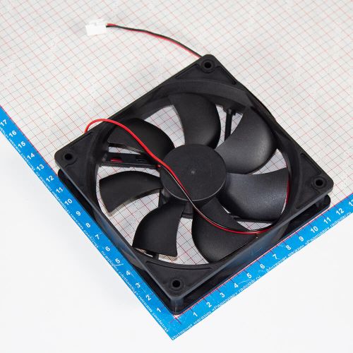 LD2412025S - высокооборотистый 7-лопастной вентилятор 120*120*25 (24В, 0.25А, 4000 об/мин) - производство LANGJIE