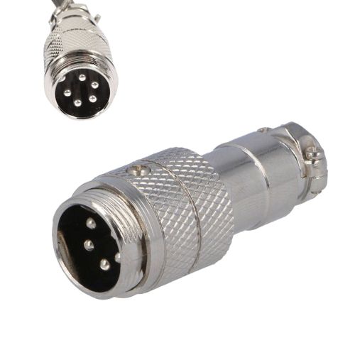 GX16-5 вилочный штекер на кабель (5-пин "папа") - производство CZPCon