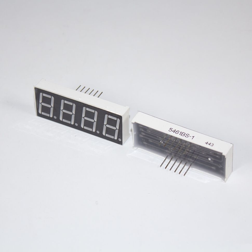 5461BS-1 - 4*битный, 7-сегментный LED-индикатор красного свечения 0.56 ...