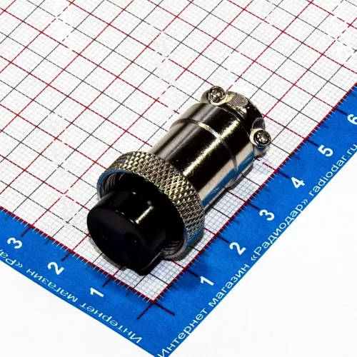 Цилиндрические разъемы GX20-2A - розеточный штекер на кабель (2-пин "мама") - производство CZPCon