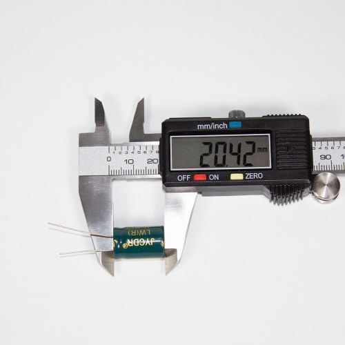 1000мкФ*35В - электролитический конденсатор (1000uF/35V, ±20%, LW(R), +105°C, Ø13*20мм, DIP-2) - производство JYCDR