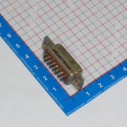 РП15-15ГВВ соединительный разъем (вилка с кожухом)