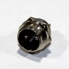 Цилиндрические разъемы GX20-2B - вилочное гнездо на панель (2-пин "папа") - производство CZPCon