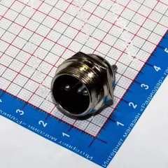 Цилиндрические разъемы GX20-2B - вилочное гнездо на панель (2-пин "папа") - производство CZPCon