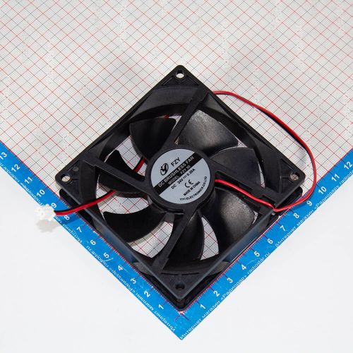 FZY 90 - вентилятор 7-лопастной 92*92*25 мм (24В, 0.3А) - производство YIYI