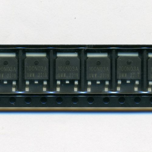 100N03A - полевой N-канальный MOSFET транзистор (30В, 90А, TO-252) - производство UMW