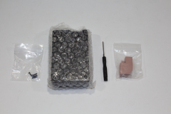 Металлический корпус для микрокомпьютера Orange Pi 4 LTS с двумя термопрокладками - черный цвет