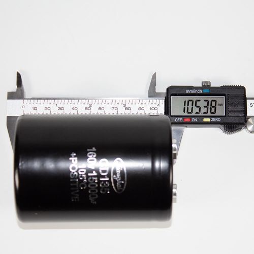 СD135-153M160 - электролитический конденсатор алюминиевый, радиальный (15000uF/160V, 105°C, Screw, Ø77хL110мм) - производство JIANGHAI