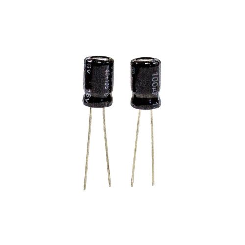 100мкФ*16В -конденсатор электролитический (100uF/16V, ±20%, -40+105°C, 5*7мм) -производитель ChongX