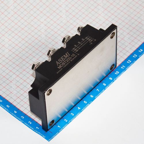 MDST200-16 - мощный 3-фазный диодный модуль (1600В, 200А) - производство ASEMI
