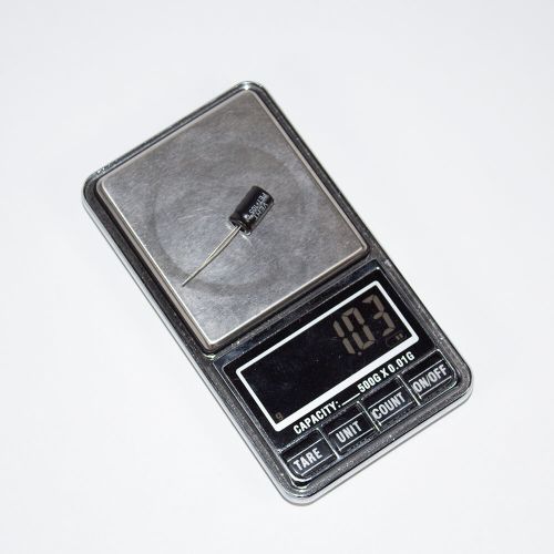 6.8мкФ*400В - конденсатор электролитический (6.8uF/400V, ±20%, LowESR, -40+105°C, 8*12мм) -производство ChongX