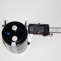 СD135-222M450 - электролитический конденсатор алюминиевый, радиальный (2200uF/450V, 85°C, Screw, Ø64хL96мм) - производство JIANGHAI