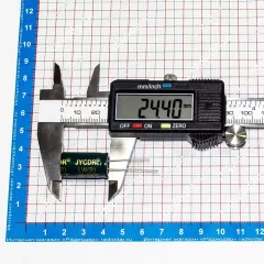 2200мкФ*35В -конденсатор электролитический (2200uF/35V, ±20%, LW(R), -40+105°C, 13*25мм) - JYCDR
