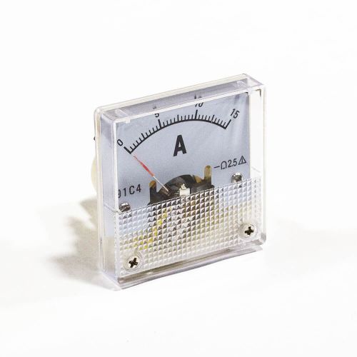 91C4-15A -стрелочный амперметр постоянного тока (0-15А, 2.5, 45*45мм) - ZHFU